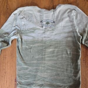 Harley-Davidson Green Long Sleeve Shirt